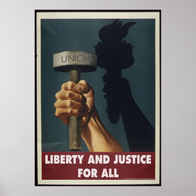 Liberty and Justice for All - Pro-Union Poster (Front)