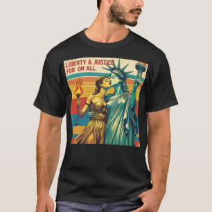 Liberty and justice for all vintage T-Shirt