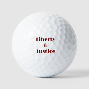 Liberty and Justice Golf Balls