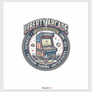 Liberty Arcade Patriotic Patriotic Arcade Gamer US