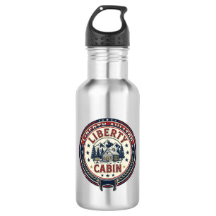 Liberty Aviator Patriotic Patriotic Aviation Vinta 532 Ml Water Bottle