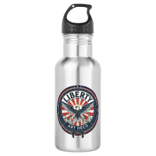 Liberty Aviator Patriotic Patriotic Aviation Vinta 532 Ml Water Bottle