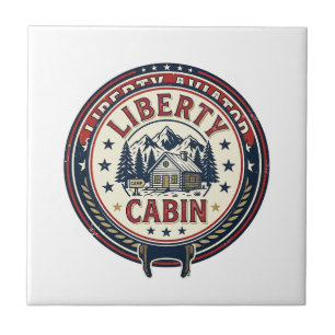 Liberty Aviator Patriotic Patriotic Aviation Vinta Ceramic Tile