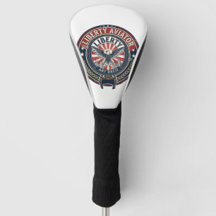 Liberty Aviator Patriotic Patriotic Aviation Vinta Golf Head Cover