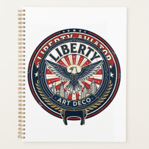 Liberty Aviator Patriotic Patriotic Aviation Vinta Planner