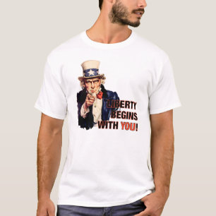 'Liberty Begins With You' T-Shirt