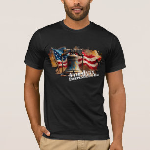 Liberty Bell Art for 4th of July Celebration T-Shirt