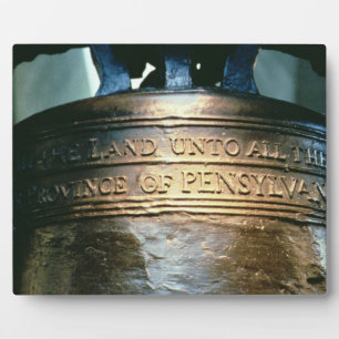 Liberty Bell, commissioned in 1751 (bronze) (see a Plaque