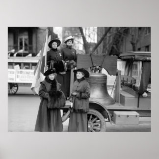 Liberty Bell for Suffrage: 1916 Poster