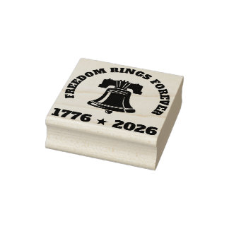 Liberty Bell Seal • 1776–2026 U.S. Tribute Rubber Stamp