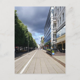 Liberty boulevard in Kaunas   Postcard