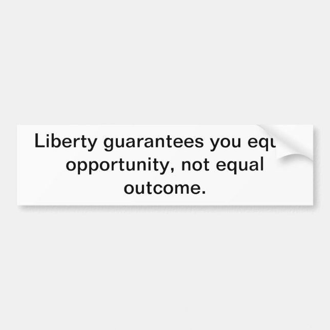 Liberty Bumper Sticker (Front)