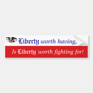 Liberty Bumper Sticker