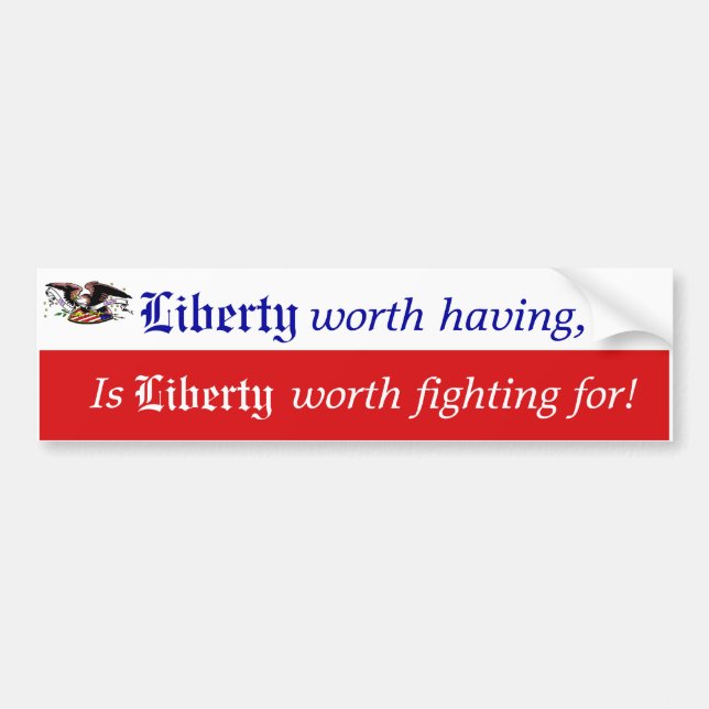 Liberty Bumper Sticker (Front)
