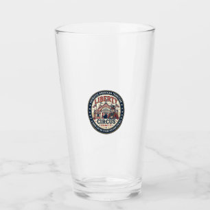 Liberty Circus Patriotic Patriotic Circus Ringmast Glass