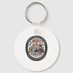 Liberty Circus Patriotic Patriotic Circus Ringmast Key Ring