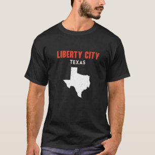 Liberty City Texas USA State America Travel Texas T-Shirt