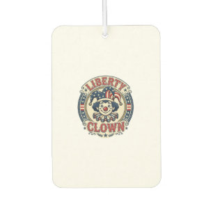 Liberty Clown Patriotic Patriotic Clowncore Cute V Car Air Freshener