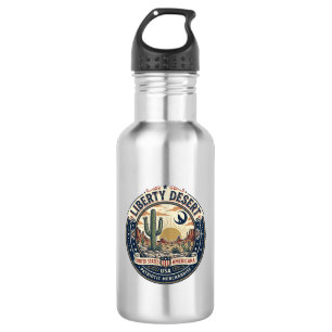 Liberty Desert Patriotic Patriotic Desert Cactus U 532 Ml Water Bottle