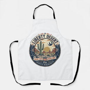 Liberty Desert Patriotic Patriotic Desert Cactus U Apron