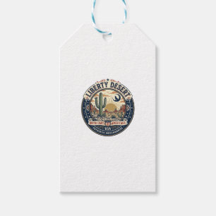 Liberty Desert Patriotic Patriotic Desert Cactus U Gift Tags