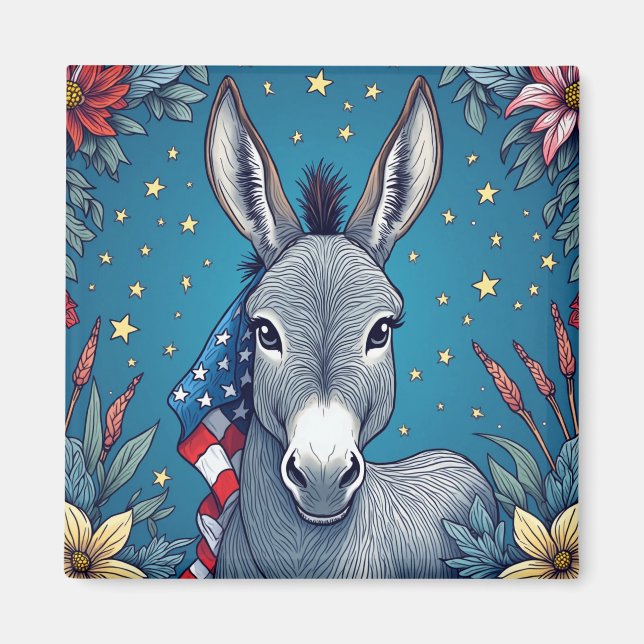 Liberty Donkey Magnet (Front)