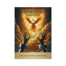 Liberty Dove - 2 Corinthians 3:17 KJV Card Box