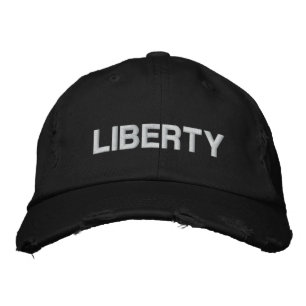 LIBERTY EMBROIDERED HAT