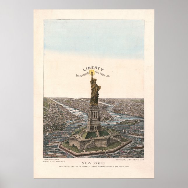 Liberty Enlightening the World | Charles Magnus Poster (Front)