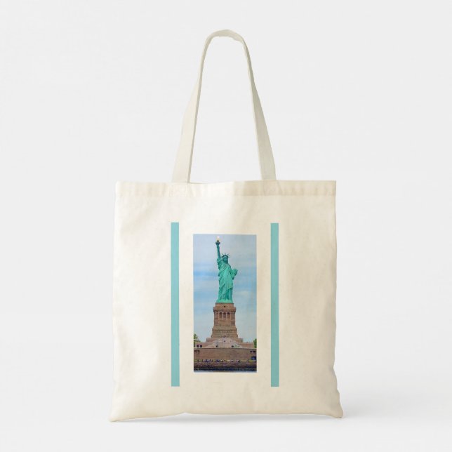 Liberty Enlightening the World Lazarus Poem  Tote Bag (Back)
