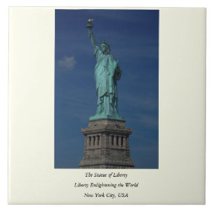 Liberty Enlightening the World - Statue of Liberty Ceramic Tile