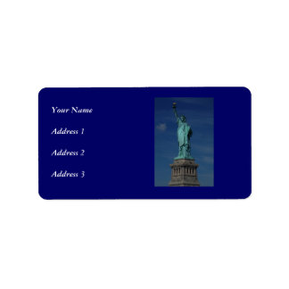 Liberty Enlightening the World - Statue of Liberty Label