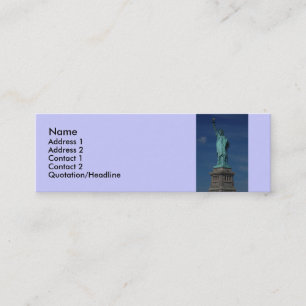 Liberty Enlightening the World - Statue of Liberty Mini Business Card