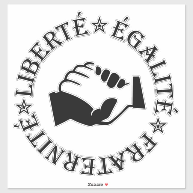 Liberty, equality, fraternity (Sheet)