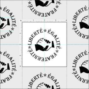 Liberty, equality, fraternity fabric