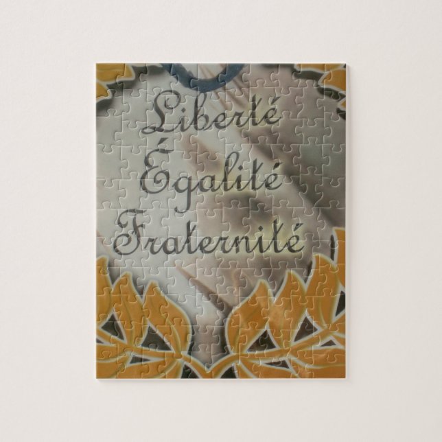 Liberty, Equality, Fraternity: Flourishing Future Jigsaw Puzzle (Vertical)