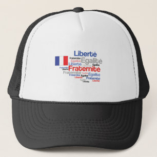 Liberty Equality Fraternity French Bastille Day Trucker Hat