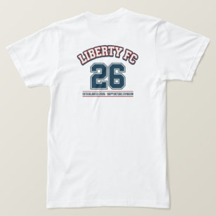 Liberty FC Navy Star Tee Premium USA Football