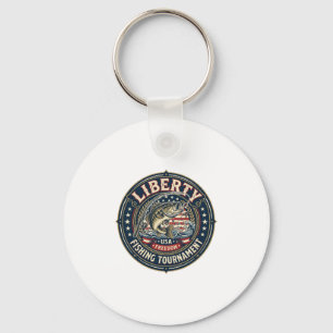 Liberty Fishing Tournament Patriotic Patriotic Fis Key Ring