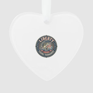Liberty Fishing Tournament Patriotic Patriotic Fis Ornament