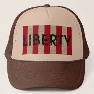Liberty Flag Grunge Trucker Hat