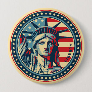 Liberty for All! 10 Cm Round Badge