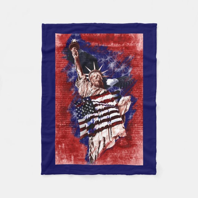 Liberty For All Fleece Blanket (Front)