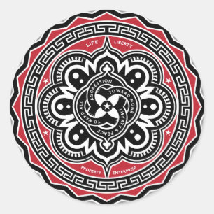 Liberty For All Insignia Stickers