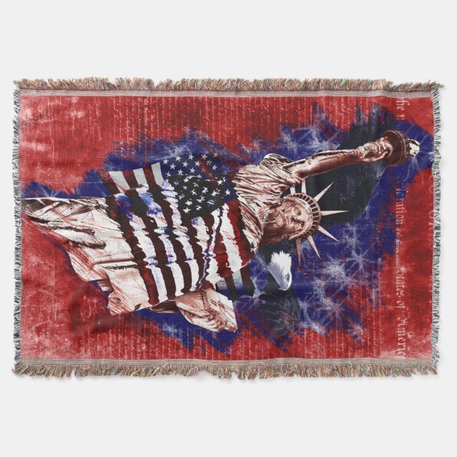 Liberty For All Throw Blanket (Front)