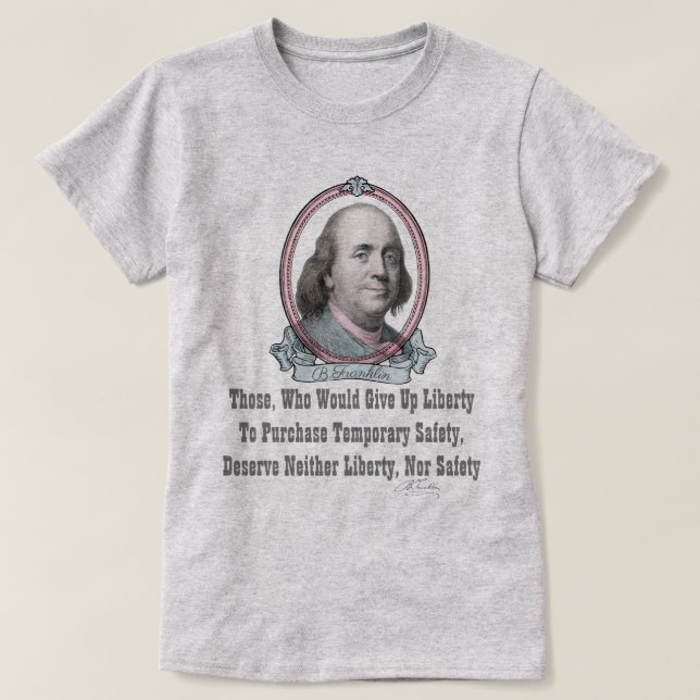 Liberty For Security T-Shirt (Design Front)