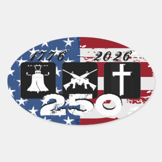 Liberty Guns Religion 250 Oval Sticker