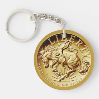 Liberty Horse Coin  Key Ring