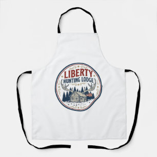Liberty Hunting Lodge Patriotic Patriotic Hunting Apron