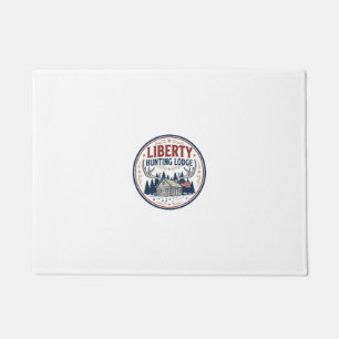 Liberty Hunting Lodge Patriotic Patriotic Hunting  Doormat